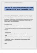 LOMA 291 Module 3 Exam Questions And Answers &vert;Latest 2025 &vert; Guaranteed Pass&period;