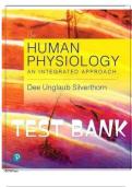 Test Bank for Human Physiology An Integrated Approach 8th Edition&comma; Dee Unglaub Silverthorn Latest Update &lpar;All Chapters 1-26&rpar;&period;Questions and answers