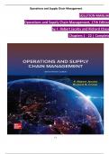 Solution Manual For Operations and Supply Chain Management 17th Edition by F&period; Robert Jacobs and Richard Chase