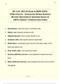 NU 110&sol; NU110 EXAM 4&colon;&lpar;NEW 2025&sol; 2026 UPDATE&rpar;   INTEGRATED HUMAN SCIENCES REVIEW&vert; QUESTIONS & ANSWERS&vert; GRADE A&vert; 100&percnt; CORRECT &lpar;VERIFIED SOLUTIONS&rpar;