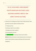 NU131 Exam 1 &ndash; Nursing and Healthcare I Study Guide &lpar;2026&sol;2027 Updated Questions and Verified Solutions&rpar;