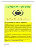 UNISA CRI3701 Assignment 01 ANSWERS &lpar;27 March 2025&rpar;Crime Information Systems-For expert assistance with assignments and exam preparation&comma; contact 0&sol;7&sol;2&sol;7&sol;6&sol;7&sol;9&sol;5&sol;9&sol;7&period;