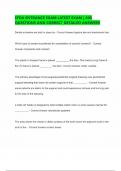 EFDA ENTRANCE EXAM LATEST EXAM &vert; 200 QUESTIONS AND CORRECT DETAILED ANSWERS 