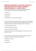 MATERNAL NEWBORN ATI CAPSTONE EXAM 2025 &vert; EXAM QUESTIONS AND CORRECT ANSWERS &vert; ALREADY GRADED A&plus; &vert; LATEST UPDATE