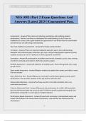 NES &lpar;051&rpar; Part 2 Exam Questions And Answers &vert;Latest 2025 &vert; Guaranteed Pass&period;