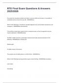 RTE Final Exam Questions & Answers 2025&sol;2026