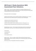 300 Exam 2 Study Questions With Guaranteed Pass Solutions&period;