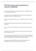 RTE final exam review questions & answers 2025&sol;2026