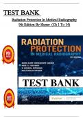 Test Bank For Radiation Protection In Medical Radiography 9th Edition By Sherer  &lpar;Ch 1 To 14&rpar; Update &lpar; pdf file &rpar;