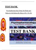 Test Bank For Psychopharmacology Drugs the Brain and Behavior 4th Edition By Meyer &lpar;Ch 1 To 20&rpar; Update &lpar; pdf file &rpar;