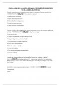 SNCOA LDR-301S LEADING ORGANIZATIONS EXAM QUESTIONS WITH CORRECT ANSWERS
