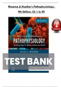 Test Bank - McCance and Huether's Pathophysiology 9th Edition by Rogers &lpar;Ch 1 &ndash; 49&rpar; > Download as Pdf File <