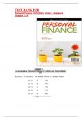 TEST BANK FOR Personal Finance&comma; 2nd Edition Vickie L&period; Bajtelsmit Chapter 1-14