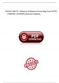FISDAP OBGYN &sol; Pediatrics & Obstetrics&sol;Gynecology Exam Practice Questions with Answers 2021&sol;2022