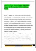 Auction Firm Study Guide 2024&sol;2025  Exam All Answers and Illustrations  Given