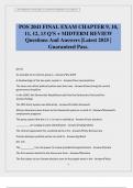POS 2041 FINAL EXAM CHAPTER 9&comma; 10&comma; 11&comma; 12&comma; 13 Q'S &plus; MIDTERM REVIEW Questions And Answers &vert;Latest 2025 &vert; Guaranteed Pass&period;