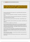 Publix Deli ROI Study guide Exam Questions And Answers &vert;Latest 2025 &vert; Guaranteed Pass&period;