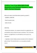CASPer Test Prep 2024&sol;2025 Exam  Questions and Detailed Answers &vert; Get it  100&percnt; Correct Answers