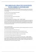 NSG 3600 EXAM 2 PRACTICE QUESTIONS WITH CORRECT ANSWERS 2025