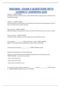   NSG3600 &sol; NSG 3600 &lpar;NSG3600&rpar; Exams Questions with 100&percnt; Correct Answers &vert; Latest Version &lpar;2025&rpar; Expert Verified