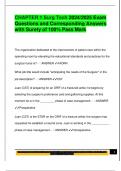 CHAPTER 1 Surg Tech 2024&sol;2025 Exam  Questions and Corresponding Answers  with Surety of 100&percnt; Pass Mark