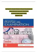 Test Bank For Seidel's Guide to Physical Examination An Interprofessional Approach 10th Edition by Jane W&period; Ball&comma; Joyce E&period; Dains Chapter 1 - 26