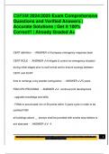 CSFSM 2024&sol;2025 Exam Comprehensive  Questions and Verified Answers &vert;  Accurate Solutions &vert; Get it 100&percnt;  Correct&excl;&excl; &vert; Already Graded A&plus;