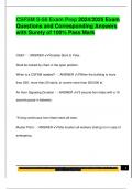 CSFSM S-56 Exam Prep 2024&sol;2025 Exam  Questions and Corresponding Answers  with Surety of 100&percnt; Pass Mark