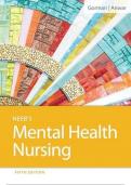 Test Bank for Neeb's Mental Health Nursing 5th Edition By Linda M&period; Gorman&semi; Robynn Anwar ISBN 9780803669130&comma; 0803669135 Chapter 1-22&comma; Verified questions and answers A&plus;