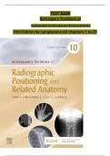 TEST BANK For Lampignano&comma; Bontrager's Textbook of Radiographic Positioning and Related Anatomy 10th Edition Verified Chapters 1 - 20 CompleteTEST BANK For Lampignano&comma; Bontrager's Textbook of Radiographic Positioning and Related Anatomy 10th 