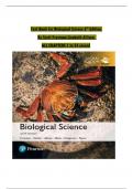 Test Bank - Biological Science, 6th Edition (Freeman, 2017) Chapter 1-54 | All Chapters
