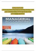 Solution Manual For Managerial Accounting Tools For Business Decision Making 9th Edition By Jerry J&period;Weygandt&comma; Paul D&period;Kimmel