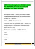 IIBA-ECBA Study Guide &lpar;BABOK Guide  V3&rpar; 2024&sol;2025 Exam Questions and  Answers &vert; A&plus; Score Assured