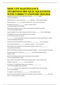 MSSC CPT MAINTENANCE AWARENESS PRE 23&period;