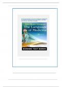 TEST BANK FOR THE LANGUAGE OF MEDICINE 11TH EDITION BY CHABNER WITH QUESTIONS AND CORRECT ANSWERS &lpar;&rpar;&vert;ALL CHAPTERS AVAILABLE