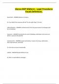 Glynco BOP Midterm - Legal Procedures Vocab Definitions&period;