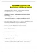 IMED1004 Macronutrients Test Questions with 100&percnt; Correct Solutions