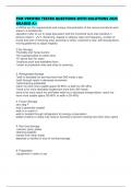 FSM VERIFIED TESTED QUESTIONS WITH SOLUTIONS 2025 GRADED A&plus;