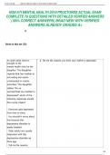 NGN ATI MENTAL HEALTH 2019 PROCTORED ACTUAL EXAM  COMPLETE 70 QUESTIONS WITH DETAILED VERIFIED ANSWERS  &lpar;100&percnt; CORRECT ANSWERS&rpar; BRAD NEW WITH VERIFIED  ANSWERS ALREADY GRADED A&plus;