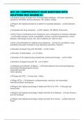 GCH 205 COMPREHENSIVE EXAM QUESTIONS WITH SOLUTIONS 2025 GRADED A&plus;