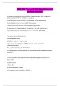 ISDS 406 Test with 100 Questions and Correct Answers