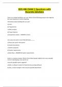 ISDS 406 EXAM 2 Questions with Accurate Solutions