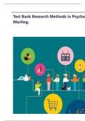 Test Bank Research Methods in Psychology 4th Edition Beth Morling&period; Isbn&comma; 9780393893724&period; 9780393536263&period;Questions And Answers A&plus;Graded Guaranteed Sucess