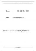 H12-323&lowbar;V2&period;0-ENU HCIP-WLAN V2&period;0 Exam Dumps