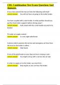 CDL Combination Test Exam Questions And Answers&period;docx