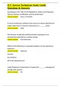 ICC Service Technician Study Guide Questions & Answers&period;docx