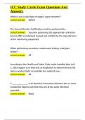 ICC Study Cards Exam Questions And Answers&period;docx