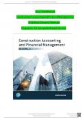 SOLUTION MANUAL Construction Accounting and Financial Management&comma; 4th Edition Steven J&period; Peterson Chapters 1 - 18&comma; Complete Newest Version