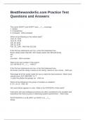 Beatthewonderlic&period;com Practice Test Questions and Answers