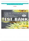  TESTBANK&comma; Oral Pathology for the Dental Hygienist&comma; 7th Edition 2025-2026&period;  QUSTIONS WITH CORRECT AND VERIFIED ANSWERS WITH RATIONALE&period; LATEST UPDATE&period;  A&plus; GRADED&period;  